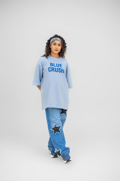 Blue Crush Oversized Tee